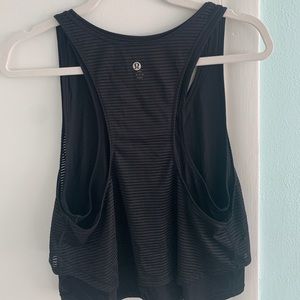 Layered Lululemon tank